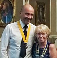 President Janice Powell with Vice President Kit Wellens - 19/06/2017